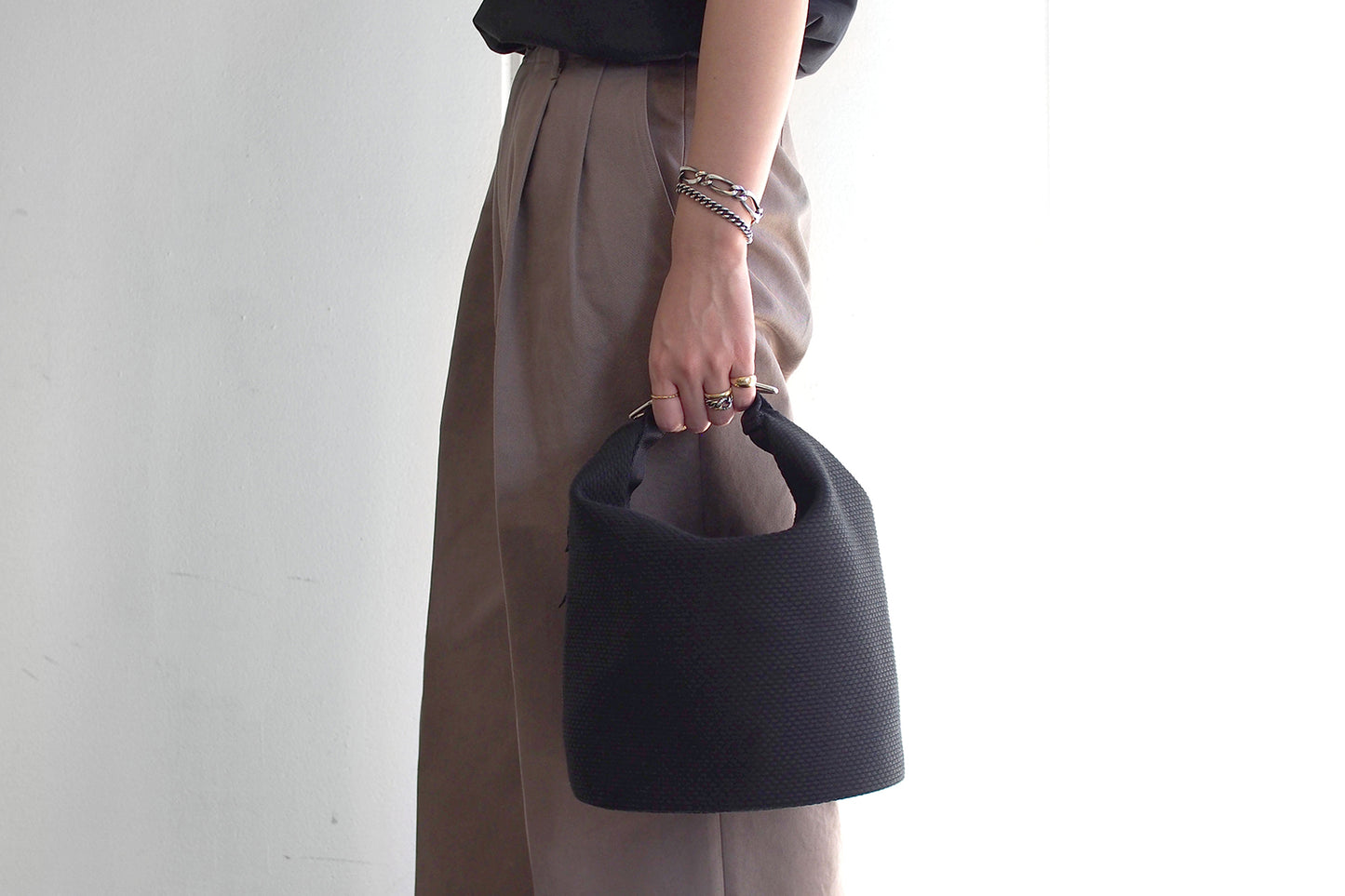 N°76 Roll top bag medium