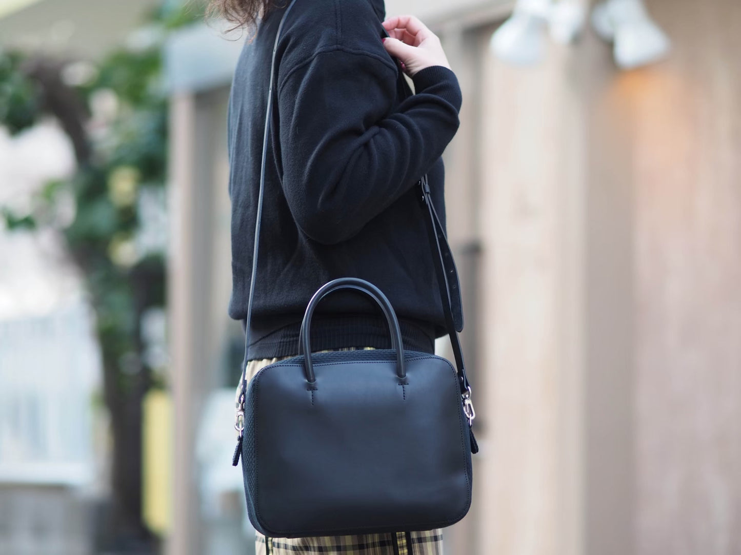 N°83 Square Zip bag medium