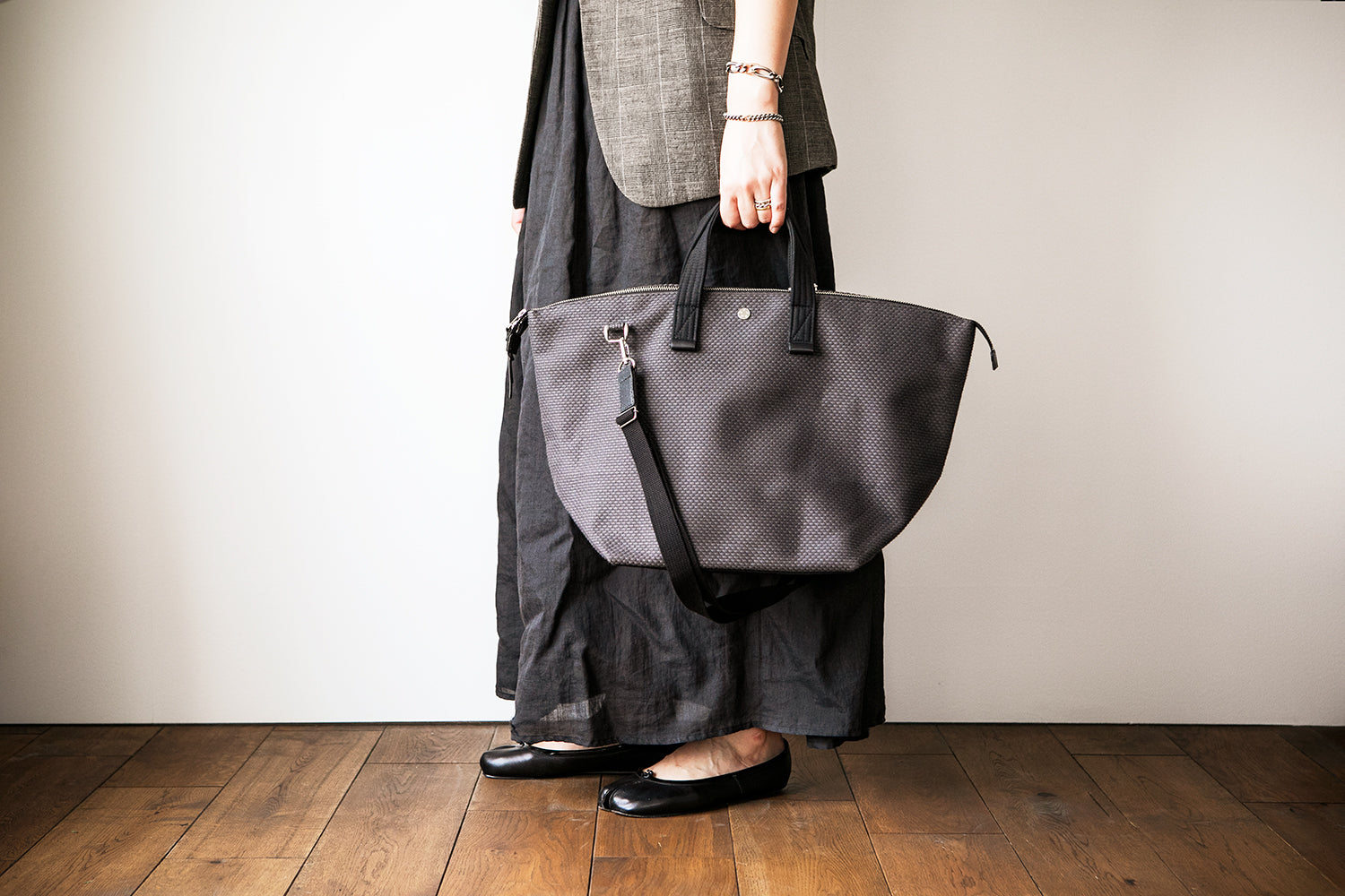 【予約販売】N°32 Bowler bag medium ＋ Shoulder strap