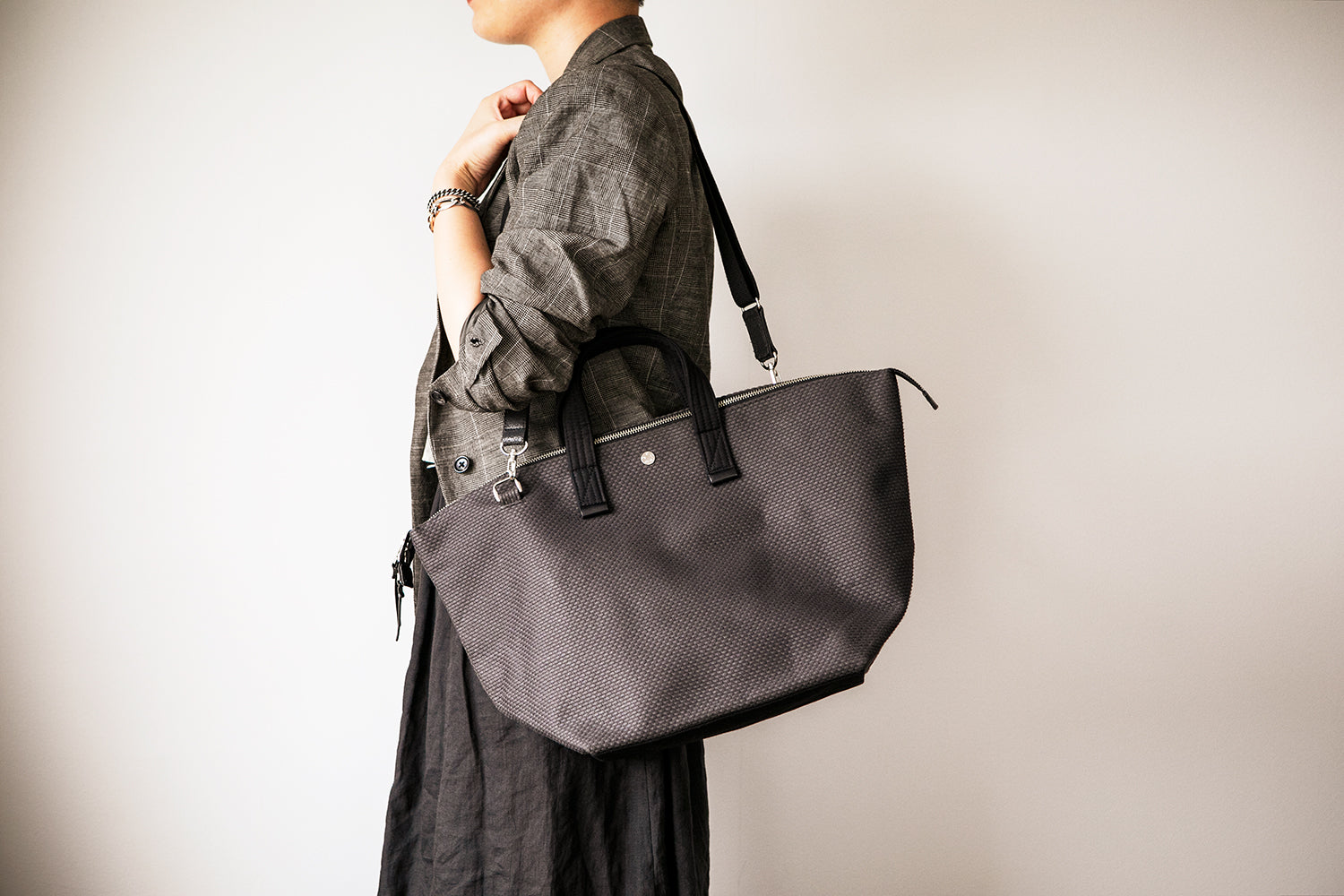 【予約販売】N°32 Bowler bag medium ＋ Shoulder strap